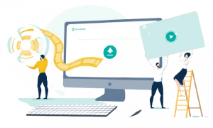 Schematische Darstellung Videoproduktion